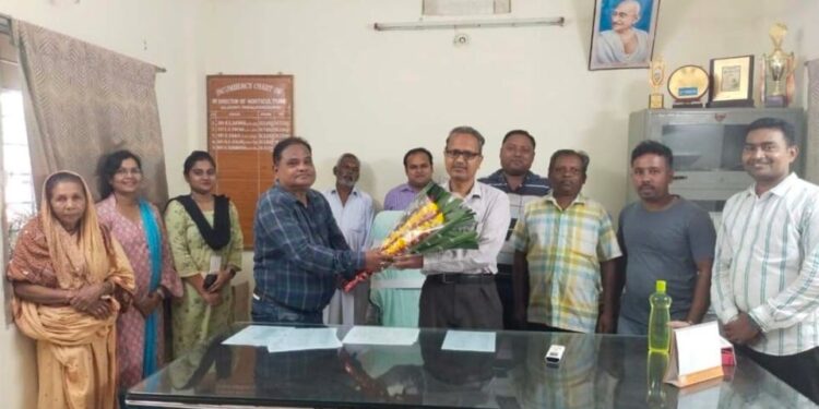 ଗଜପତି ଜିଲ୍ଲାର ନୂତନ ଉଦ୍ୟାନ କୃଷି ଉପ ନିର୍ଦ୍ଦେଶକ ଡକ୍ଟର ସୁଶାନ୍ତ କୁମାର ଦାସଙ୍କ ଦାୟିତ୍ୱ ଗ୍ରହଣ