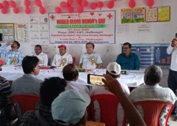 ମାଲକାନଗିରି ଜିଲ୍ଲାପାଳ ଙ୍କ ନିର୍ଦ୍ଦେଶନାରେ : ଜିଲ୍ଲାସ୍ତରୀୟ ଵିଶ୍ଵ ରକ୍ତ ଦାତା ଦିବସ ପାଳିତ