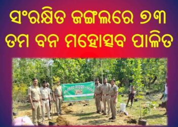 ଗୁମି ସେକ୍ସନ ରତାଦେଇ ସଂରକ୍ଷିତ ଜଙ୍ଗଲରେ ୭୩ ତମ ବନ ମହୋତ୍ସବ ପାଳିତ