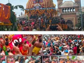 ରାଜ୍ୟର ଦିତୀୟ ଶ୍ରୀକ୍ଷେତ୍ର ଓ ଉପାନ୍ତ ଶ୍ରୀକ୍ଷେତ୍ର ଭାବେ ପରିଚିତ ପାରଳାଖେମୁଣ୍ଡି ଠାରେ : ତିନି ଠାକୁରଙ୍କ ଶ୍ରୀ ଗୁଣ୍ଡିଚା ଯାତ୍ରା ଶାନ୍ତି ଶୃଙ୍ଖଳାର ସହ ସମ୍ପନ୍ନ