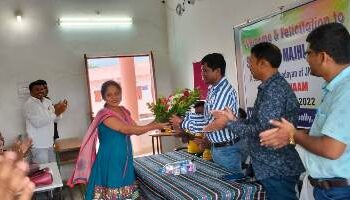 ମାଲକାନଗିରି ନୂତନ ପିଏ ଆଇଟିଡିଏ ତ୍ରିନାଥ ମାଝୀଙ୍କୁ ନବୋଦୟ ଗୃପ ତରଫରୁ ସମ୍ବର୍ଦ୍ଧିତ