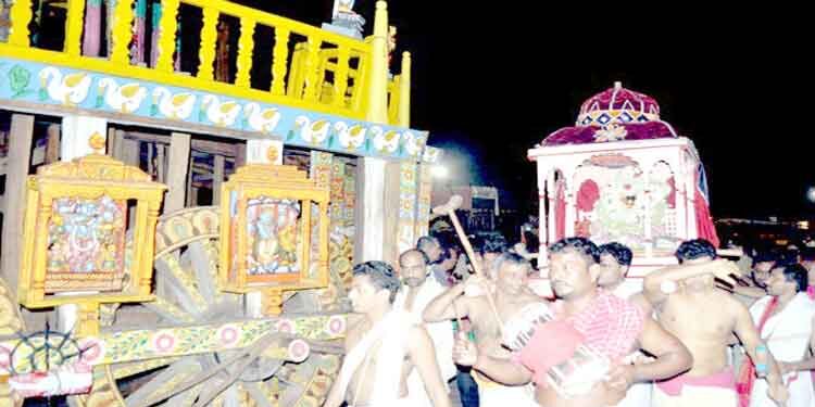 ଅଭିମାନିନୀ ମହାଲକ୍ଷ୍ମୀଙ୍କ ନନ୍ଦିଘୋଷ ରଥ ଭଙ୍ଗା ନୀତି – ପୁରୀ