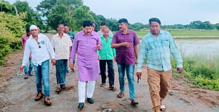 ସାଗୁରଗାଁ ର ଜରିପଡ଼ା ଠାରୁ ଆରିକିମା ପଞ୍ଚାୟତକୁ ସଂଯୋଗ କରୁଥିବା : ଗ୍ରାମ୍ୟ ଉନ୍ନୟନ ରାସ୍ତାକୁ ପରିଦର୍ଶନ – ଜିଲ୍ଲା ଯୋଜନା ବୋର୍ଡ ଅଧ୍ୟକ୍ଷ ଶ୍ରୀ ରାଜେନ୍ଦ୍ର କୁମାର ସାହୁ