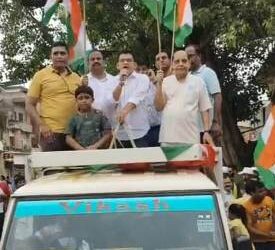 ହର ଘର ମେ ତ୍ରିରଂଗା କାର୍ଯ୍ୟକ୍ରମ ରେ ୧କିମି ଲମ୍ବ ଜାତୀୟ ପତାକା ଶୋଭାଯାତ୍ରା