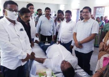 ବିସିଜେଡି ତରଫରୁ ସ୍ଵେଚ୍ଛାକୃତ ରକ୍ତଦାନ ଶିବିର ସହ ବୃକ୍ଷ ରୋପଣ କାର୍ଯ୍ୟକ୍ରମ