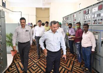 Field Visit of Chief Secretary in Jharsuguda District