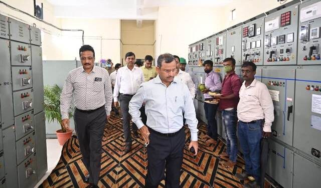 Field Visit of Chief Secretary in Jharsuguda District