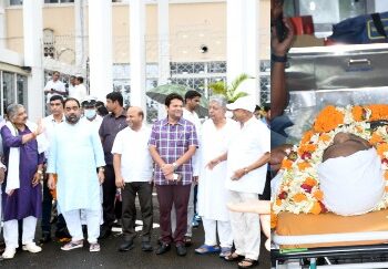 ବିରୋଧୀ ଦଳ ଉପନେତା ବିଷ୍ଣୁ ଚରଣ ସେଠୀଙ୍କ ବିୟୋଗରେ ବାଚସ୍ପତି ଶ୍ରୀ ଆରୁଖଙ୍କ ଶୋକ ବିଧାନସଭାରେ ଗାର୍ଡ଼ ଅଫ୍‌ ଅନର୍‌