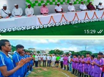 ଜିଲ୍ଲା ସ୍ତରୀୟ ୧୭ବର୍ଷରୁ କମ୍ ବୟସ୍କ ବାଳକ ବାଳିକା ଫୁଟବଲ ଟୁର୍ଣ୍ଣାମେଣ୍ଟ ଉଦଘାଟିତ