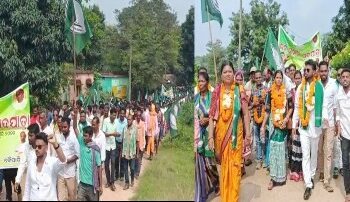 ଅସନ୍ତୁଷ୍ଟ ବିଜେଡି କର୍ମୀଙ୍କ ପକ୍ଷରୁ ଜନସମ୍ପର୍କ ପଦଯାତ୍ରା ଯୋଗଦାନ କଲେ ଦଶମନ୍ତପୁର, ମାଝୀଗୁଡା ଓ କୋଲାର ପଂଚାୟତର ଦଳୀୟ କର୍ମୀ