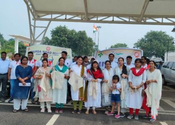 ଖୋର୍ଦ୍ଧାରୋଡ଼ ରେଳ ମଣ୍ଡଳ ଦ୍ଵାରା ମହାତ୍ମା ଗାନ୍ଧୀଙ୍କ ୧୫୩ ତମ ଜନ୍ମ ବାର୍ଷିକୀ ପାଳିତ