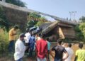 ପୋଲ ଭୁଶୁଡ଼ିଲା,୨ ଟି କାର ପୋଲ ତଳେ,୭ ଉଦ୍ଧାର