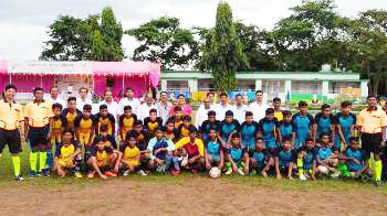 ଜିଲ୍ଲାସ୍ତରୀୟ ଫୁଟବଲ୍ ଟୁର୍ଣ୍ଣାମେଣ୍ଟର ଚତୁର୍ଥ ଦିନରେ : ୧-୦ ଗୋଲ୍ ରେ ଭାପୁରକୁ ହରାଇଲା ଓଡ଼ଗାଁ ବ୍ଳକ