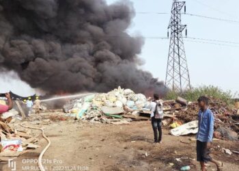 କବାଡିଆ ଗୋଦାମରେ ବିସ୍ଫୋରଣ ସହ ଭୟଙ୍କର ଅଗ୍ନିକାଣ୍ଡ