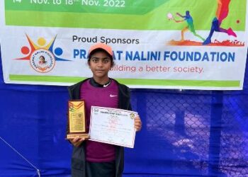EVENT OF MOSF AITA OTA CS7 TENNIS CHAMPIONSHIP SERIES TOURNAMENT HELD AT KALINGA STADIUM : T Janhavi Champion in U12 girls