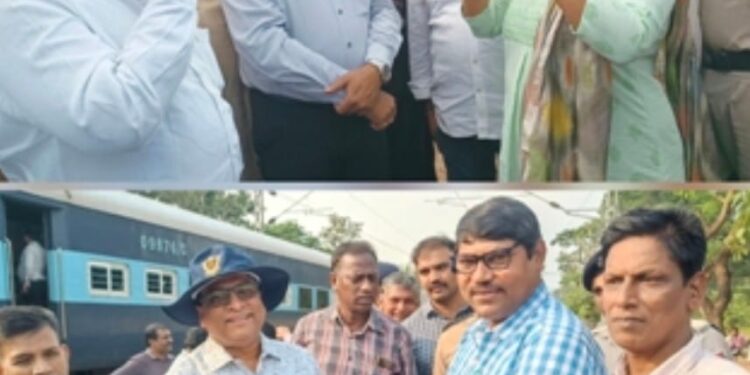 ପୂର୍ବତଟ ରେଳବାଇ ବିଶାଖାପାଟଣା ଡିଭିଜନର ଡିଆରଏମଙ୍କ ପାରଳାଖେମୁଣ୍ଡି ରେଳ ଷ୍ଟେସନ ପରିଦର୍ଶନରେ ଆସି ଏହାର ଉନ୍ନତିକରଣ ପାଇଁ ଅନୁଧ୍ୟାନ କଲେ