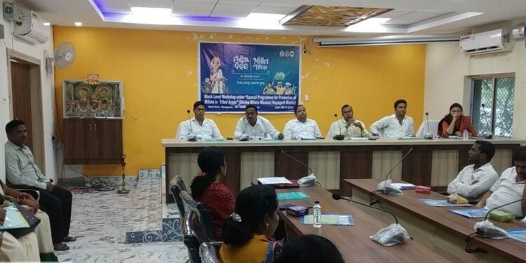 ନୂଆଗାଁ ବ୍ଲକ୍ ରେ ମାଣ୍ଡିଆ ଦିବସ ପାଳିତ
