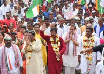 ଭାରତ ଯୋଡ଼ – ଓଡ଼ିଶା ପରିବର୍ତନ ଯାତ୍ରା ଆଜି ଜାମୁଝାଡ଼ି ଠାରେ ପଂହଚିଲା