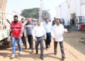 Chief Secretary Sri Suresh Chandra Mahapatra visited Janata Maidan and reviewed the ground level preparations for ensuing Make in Odisha Conclave