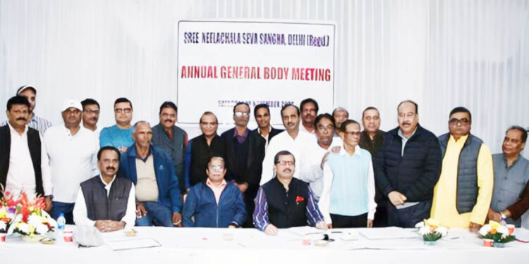 Delhi’s Neelachala Seva Sangha Elects New Office Bearers