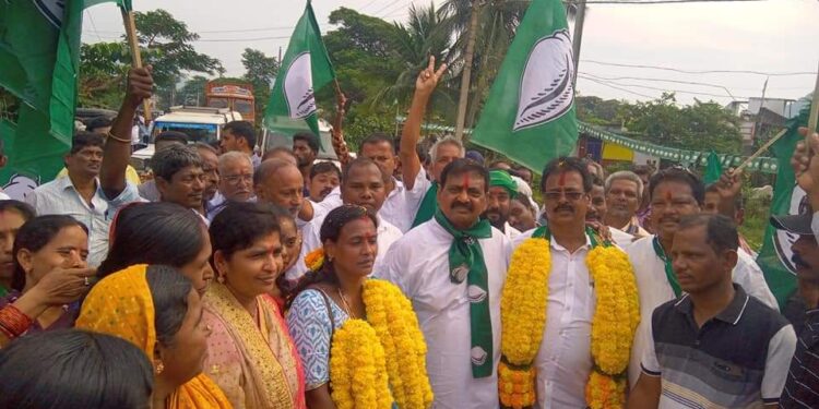 କାଶୀନଗର ବ୍ଲକର ବିଭିନ୍ନ ପଞ୍ଚାୟତରେ ବିଜେଡି ଦଳର ଜନସଂପର୍କ ଯାତ୍ରା ଅନୁଷ୍ଠିତ