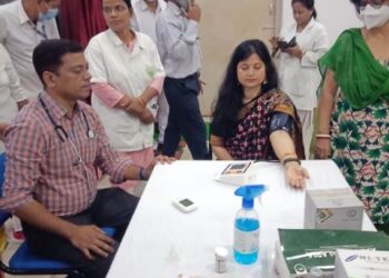 ଖୋର୍ଦ୍ଧାରୋଡ୍ ଡିଭିଜନାଲ ରେଲୱେ ହସପିଟାଲ ଦ୍ୱାରା“ବିଶ୍ୱ ମଧୁମେହ ଦିବସ”ପାଳିତ