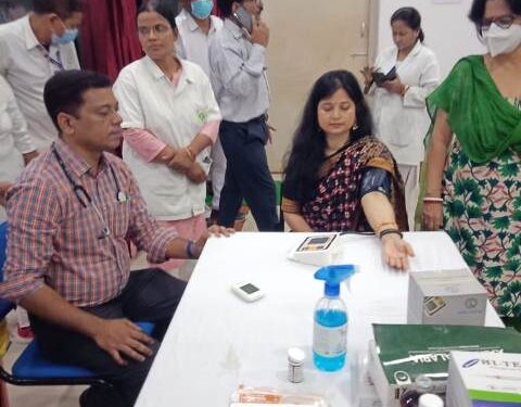 ଖୋର୍ଦ୍ଧାରୋଡ୍ ଡିଭିଜନାଲ ରେଲୱେ ହସପିଟାଲ ଦ୍ୱାରା“ବିଶ୍ୱ ମଧୁମେହ ଦିବସ”ପାଳିତ