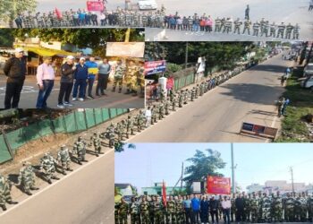 ବୈପାରିଗୁଡା ବିଏସ୍‌ଏଫ୍ ଯବାନଙ୍କ ପକ୍ଷରୁ ରାଷ୍ଟ୍ରୀୟ ଏକତା ଦିବସ ଅବସରରେ ଗଣଦୌଡ
