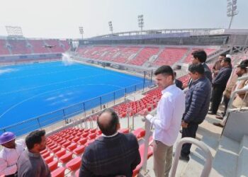 ମୁଖ୍ୟ ଶାସନ ସଚିବ ଓ ୫-ଟି ସଚିବ ରାଉରକେଲା ଗସ୍ତ – ଅନ୍ତର୍ଜାତୀୟ ହକି ଷ୍ଟାଡିୟମ ସହିତ ବିମାନ ବନ୍ଦର ଏବଂ ବିଭିନ୍ନ ଭିତ୍ତିଭୂମି ନିର୍ମାଣ କାର୍ଯ୍ୟର ଅଗ୍ରଗତି ସମୀକ୍ଷା