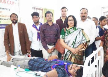 ଉତ୍କଳ ବିଶ୍ୱବିଦ୍ୟାଳୟର ୮୦ ତମ ପ୍ରତିଷ୍ଠା ଦିବସ ପାଳନ ଅବସରରେ “ସ୍ୱତନ୍ତ୍ର ରକ୍ତ ଦାନ ଶିବିର”