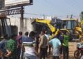 ୧୬ ନମ୍ଵର ଜାତୀୟ ରାଜପଥ ପାର୍ଶ୍ୱରୁ ଜବର ଦଖଲ ଉଚ୍ଛେଦ