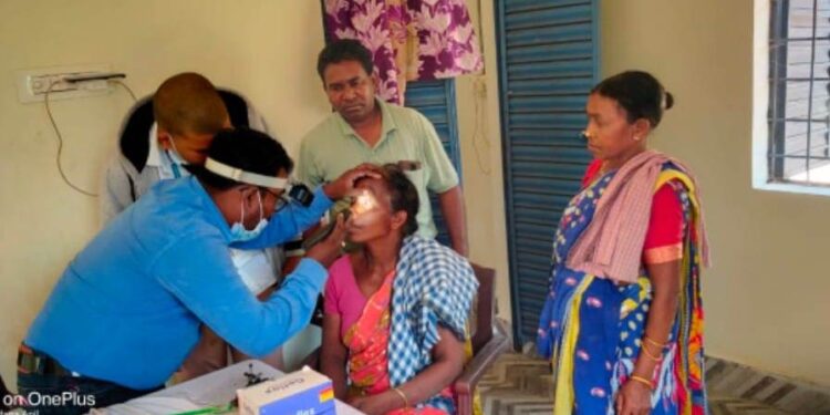 ନୂଆଗଡ ବ୍ଲକ ପି.ଅନ୍ତରଡ଼ା ଠାରେ ଜେମ୍ସ ହସ୍ପିଟାଲ ତରଫରୁ ମାଗଣା ସ୍ବାସ୍ଥ୍ୟ ଶିବିର ଅନୁଷ୍ଠିତ