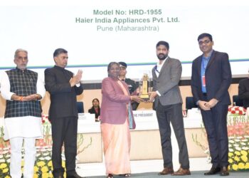 HAIER INDIA AWARED ‘THE MOST ENERGY- EFFICIENT APPLIANCE OF THE YEAR’ IN REFRIGERATOR CATEGORY, BY BUREAU OF ENERGY EFFICIENCY
