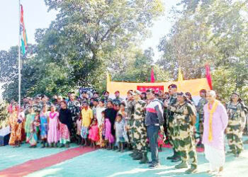 ବୈପାରିଗୁଡା କୁମ୍ବିଖାରୀ ଠାରେ ନୂତନ ବିଏସ୍‌ଏଫ୍ କ୍ୟାମ୍ପ ପ୍ରତିଷ୍ଠା,ମାଓବାଦୀଙ୍କ ଗତିବିଦ୍ଧି ଉପରେ ନଜର ରଖିବା ସହ ଲୋକଙ୍କ ମନରୁ ଭୟ ଦୂର କରିବେ ଯବାନ