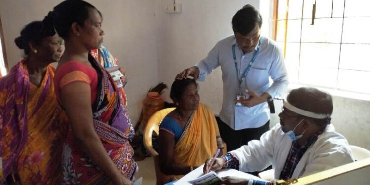 ଜେମ୍ସ ହସ୍ପିଟାଲ ତରଫରୁ ମାଗଣା ସ୍ବାସ୍ଥ୍ୟ ଶିବିର ଅନୁଷ୍ଠିତ