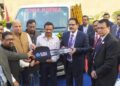 ଷ୍ଟେଟ ବ୍ୟାଙ୍କ ଅଫ ଇଣ୍ଡିଆ ସୌଜନ୍ୟରେ ଲାୟନ୍ସ ଚକ୍ଷୁ ଚିକିତ୍ସାଳୟକୁ ଚକ୍ଷୁରୋଗୀ ବାହକ ଯାନ ପ୍ରଦାନ