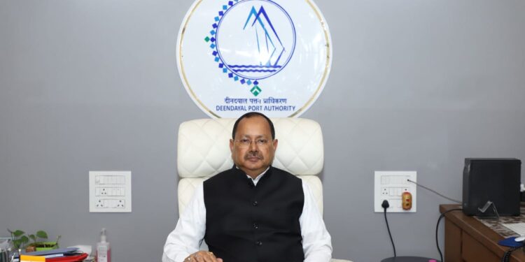 Deendayal Port Authority crossed the landmark of handling 100 MMT cargo traffic