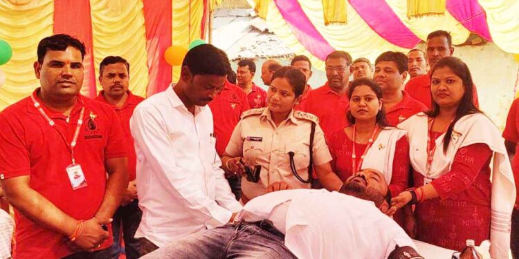 ଗୋଟିଏ ଦିନ ରେ ଦୁଇଟି ରକ୍ତ ଦାନ ଶିବିର ରୁ ୧୦୭ ୟୁନିଟ ରକ୍ତ ସଂଗୃହୀତ