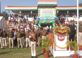ଇଷ୍ଟ୍ କୋଷ୍ଟ୍ ରେଲୱେ ଖୋର୍ଦ୍ଧାରୋଡ଼ ମଣ୍ଡସ୍ତରୀୟ ସାଧାରଣତନ୍ତ୍ର ଦିବସ ପାଳିତ