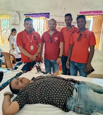 ପ୍ରାଥମିକ ବିଦ୍ୟାଳୟ ସଂଘର ବାର୍ଷିକୋତ୍ସବରେ ରକ୍ତଦାନ ଶିବିର