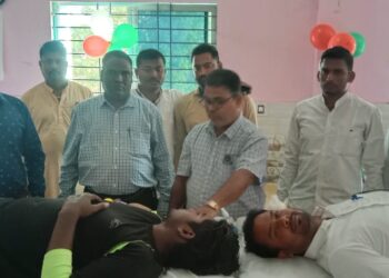 ରକ୍ତଦାନ ଶିବିରରେ ୧୦୦ ୟୁନିଟ୍ ରକ୍ତ ସଂଗୃହୀତ ଏବଂ ସମସ୍ତ ରକ୍ତଦାତା ଜୀବନ ଦାତା ସମ୍ବର୍ଦ୍ଧିତ