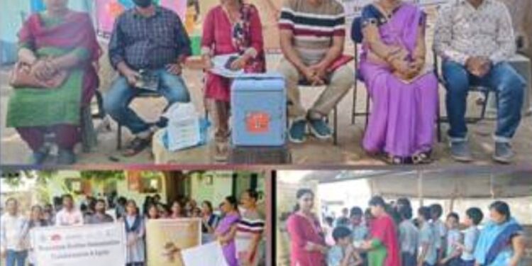 ଗୋଷାଣୀ ବ୍ଲକ ସତମାଇଲ ଛକ ଠାରେ ଜାତୀୟ ଟୀକାକରଣ ଦିବସ ପାଳନ ଓ ବାଲ ଆଧାର ପଞ୍ଜିକରଣ ସଚେତନତା କାର୍ଯ୍ୟକ୍ରମ ଅନୁଷ୍ଠିତ