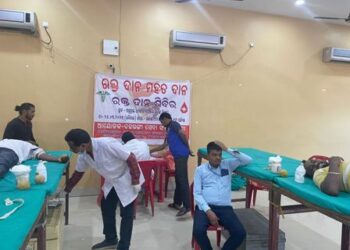 ବିଶାଳ ରକ୍ତଦାନ ଶିବିର ଅନୁଷ୍ଠିତ : ୬୨ ୟୁନିଟ ରକ୍ତ ସଂଗୃହୀତ