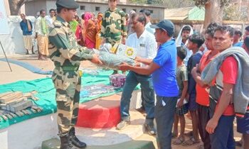 ନକ୍ସଲ ପ୍ରବଣ ଅଞ୍ଚଳ ଗୋଛାପଡା ଠାରେ ସିମା ସୁରକ୍ଷା ବାହିନୀ କ୍ୟାମ୍ପରେ ଜନ ସମ୍ପର୍କ ଶିବିର : ସହିତ ମାଗଣା ସ୍ୱାସ୍ଥ୍ୟ ଶିବିର ଅନୁଷ୍ଠିତ