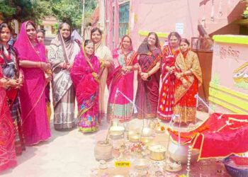 ପୁରୀ : ଶ୍ରୀକ୍ଷେତ୍ର କଲୋନୀରେ ଚୈତ୍ର-ଶୁକ୍ଳ  ପ୍ରତିପଦ ତିଥି ଅନୁସାରେ ଚୈତ୍ର ମାସ ମା ମଙ୍ଗଳା ପୁଜା ନୀତି ଅନୁଷ୍ଠିତ