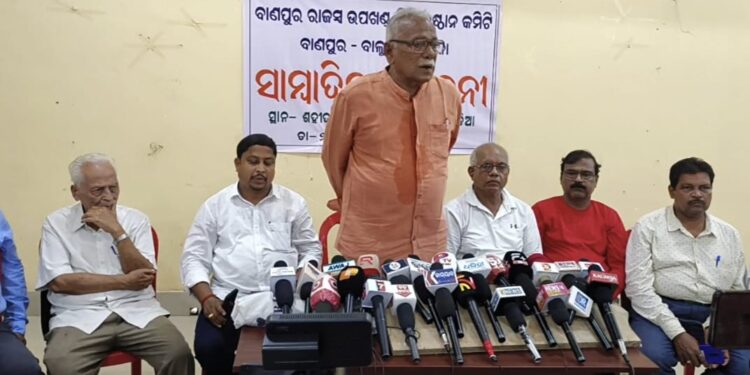 ବାଣପୁର କୁ ରାଜସ୍ବ ଉପଖଣ୍ଡ ଦାବି : ସାମ୍ବାଦିକ ସମିଳନୀ