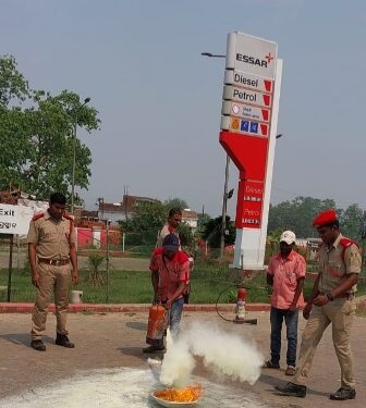 ଅଗ୍ନିଶମ ସୁରକ୍ଷା ସମ୍ପର୍କିତ ମକ୍ ଡ୍ରିଲ