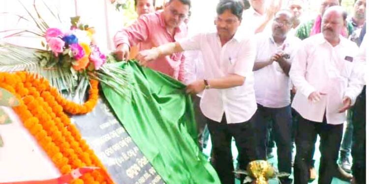 The Minister Laid The Foundation Stone Of The River Left Bank Flood Protection Adhesion Project