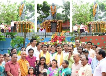 ପଣ୍ଡିତ ରଘୁନାଥ ମୁର୍ମୁ ଏବଂ ଧରଣୀଧର ନାଏକଙ୍କ ଜୟନ୍ତୀ ପାଳିତ