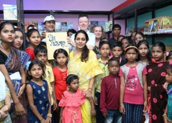 KiiT International School Embodies the Spirit of Humanity with the Establishment of Community Library on International Day of Art of Giving